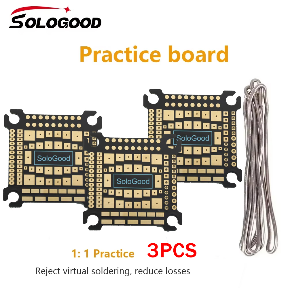 Fpv Drone Tool Kit - SoloGood Soldering Practice Board 30.5*30.5mm 1:1