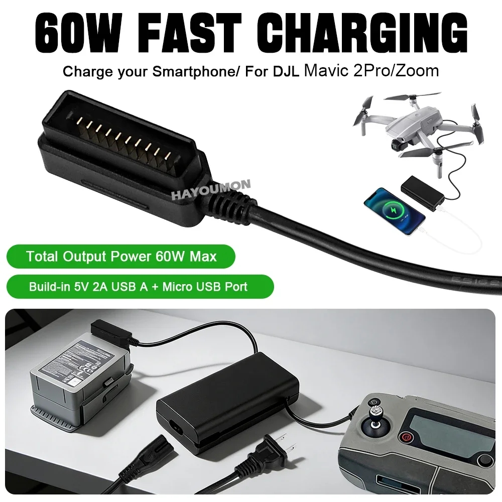 For DJI Mavic 2 Pro/Zoom Drone - Fpv Drone Charger ulasan dan harga
